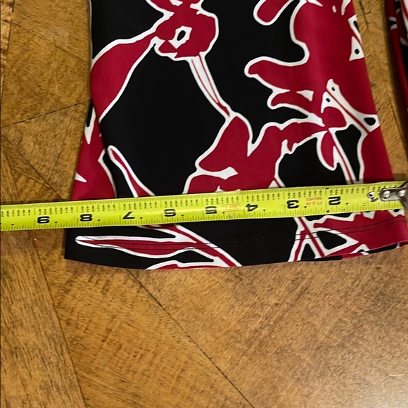 Lauren Ralph Lauren Black and Red Sheath Dress Crew Neck - Picture 13 of 15